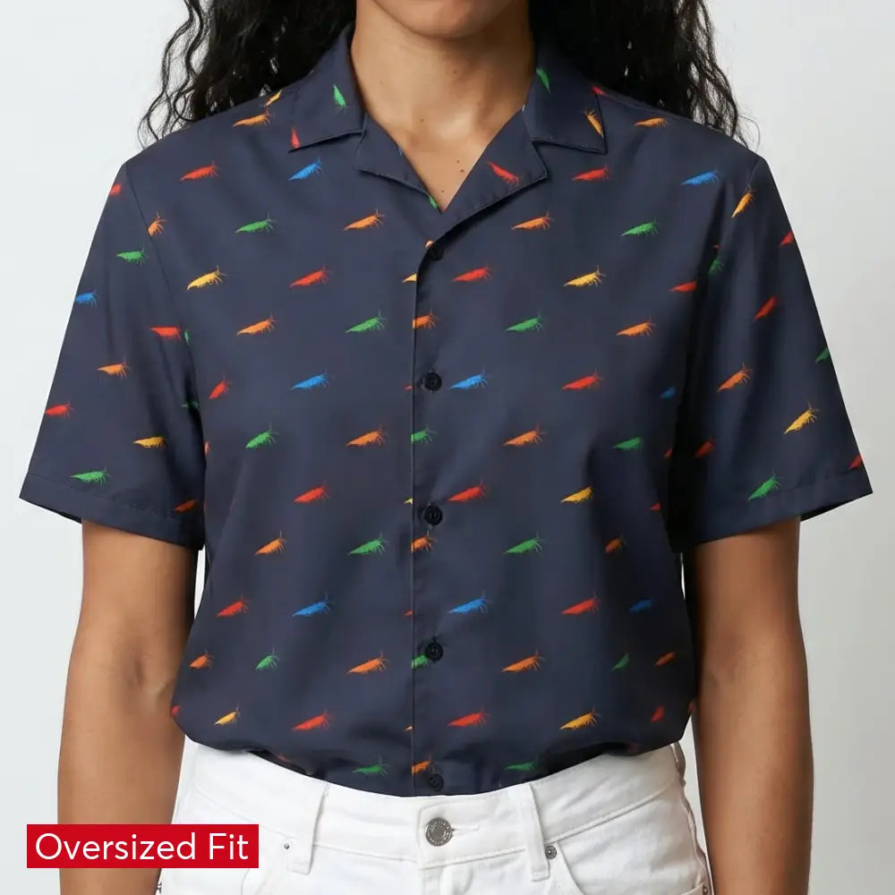 Cherry Shrimps Button-Down Shirt