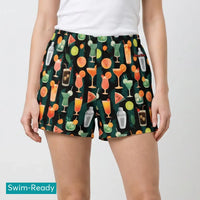 Cocktail Hour Casual Unisex Shorts