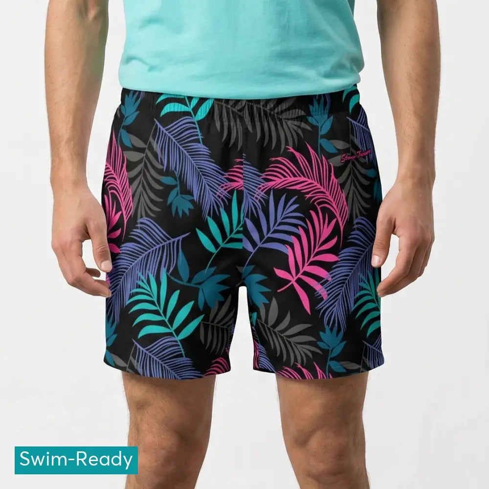 Jungle Leaves Casual Unisex Shorts