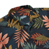 Leaf Motif Button-Down Shirt