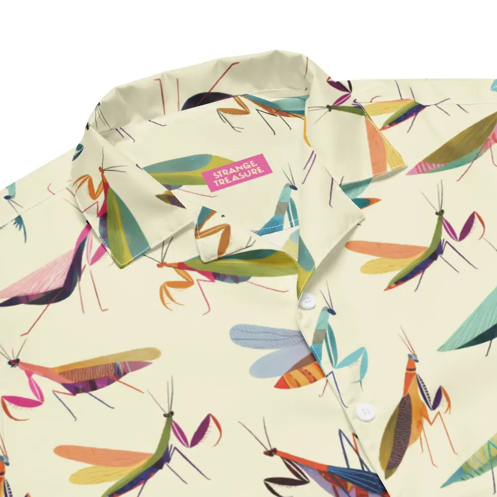 Praying Mantis Button-Down Shirt
