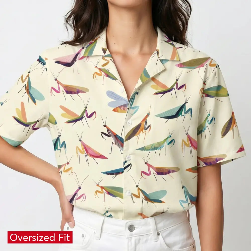 Praying Mantis Button-Down Shirt