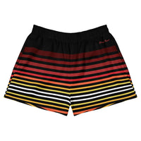 Sunset Stripes Casual Unisex Shorts
