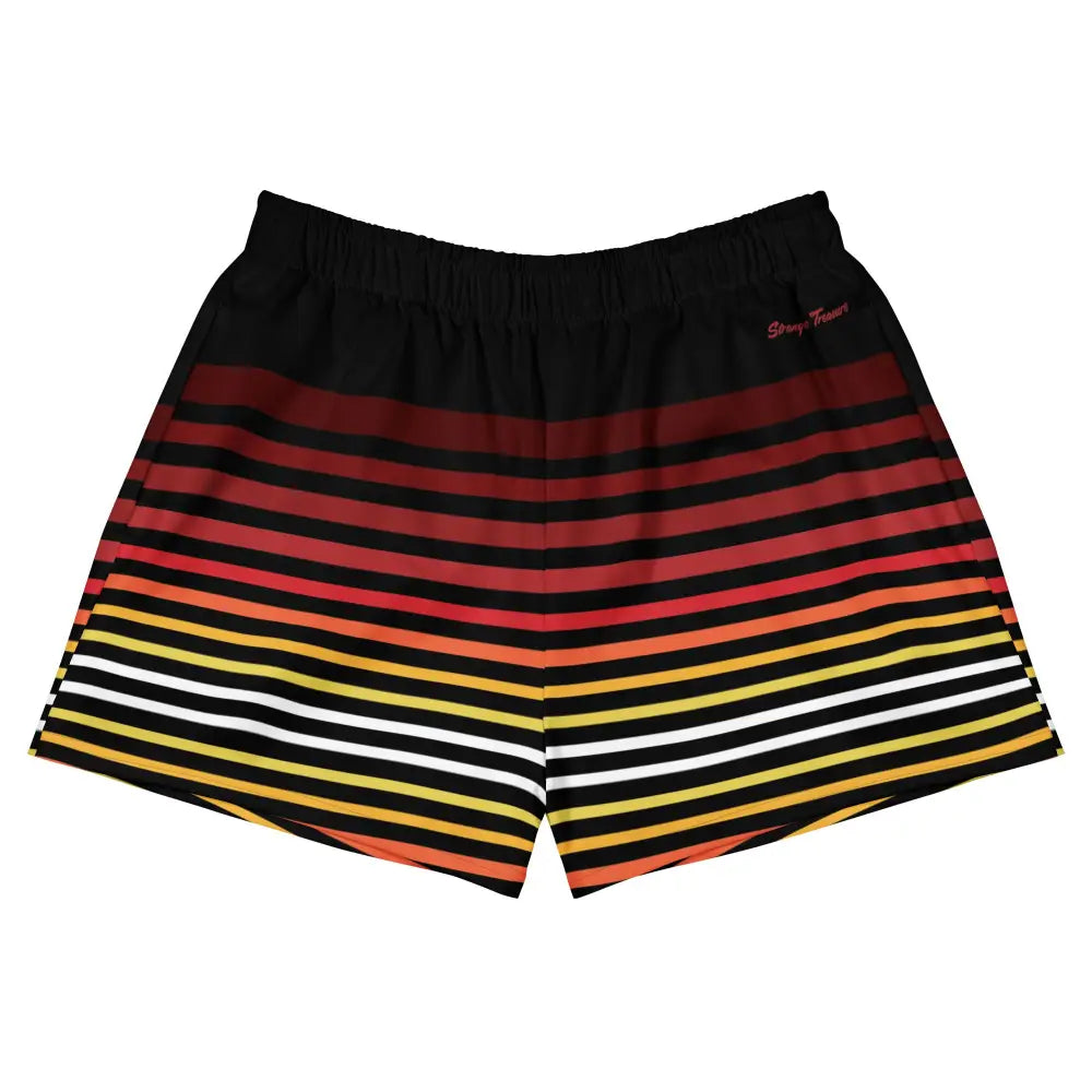 Sunset Stripes Casual Unisex Shorts