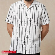 Swords Button-Down Shirt - 2XS - CUT-SEW