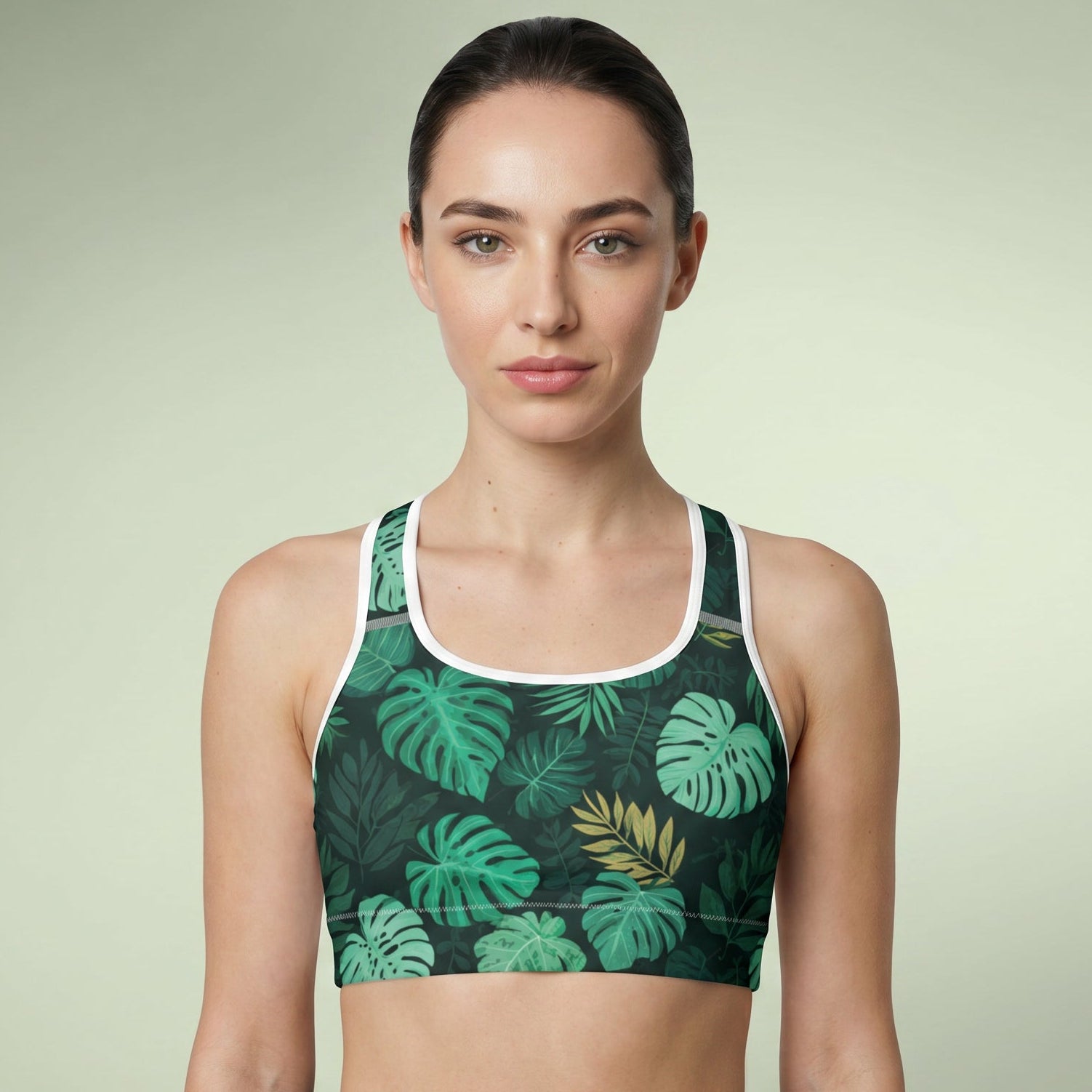 Monstera Racerback Top