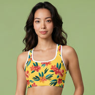 Watercolor Hibiscus Racerback Top