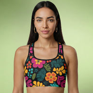 Tropical Floral Racerback Top