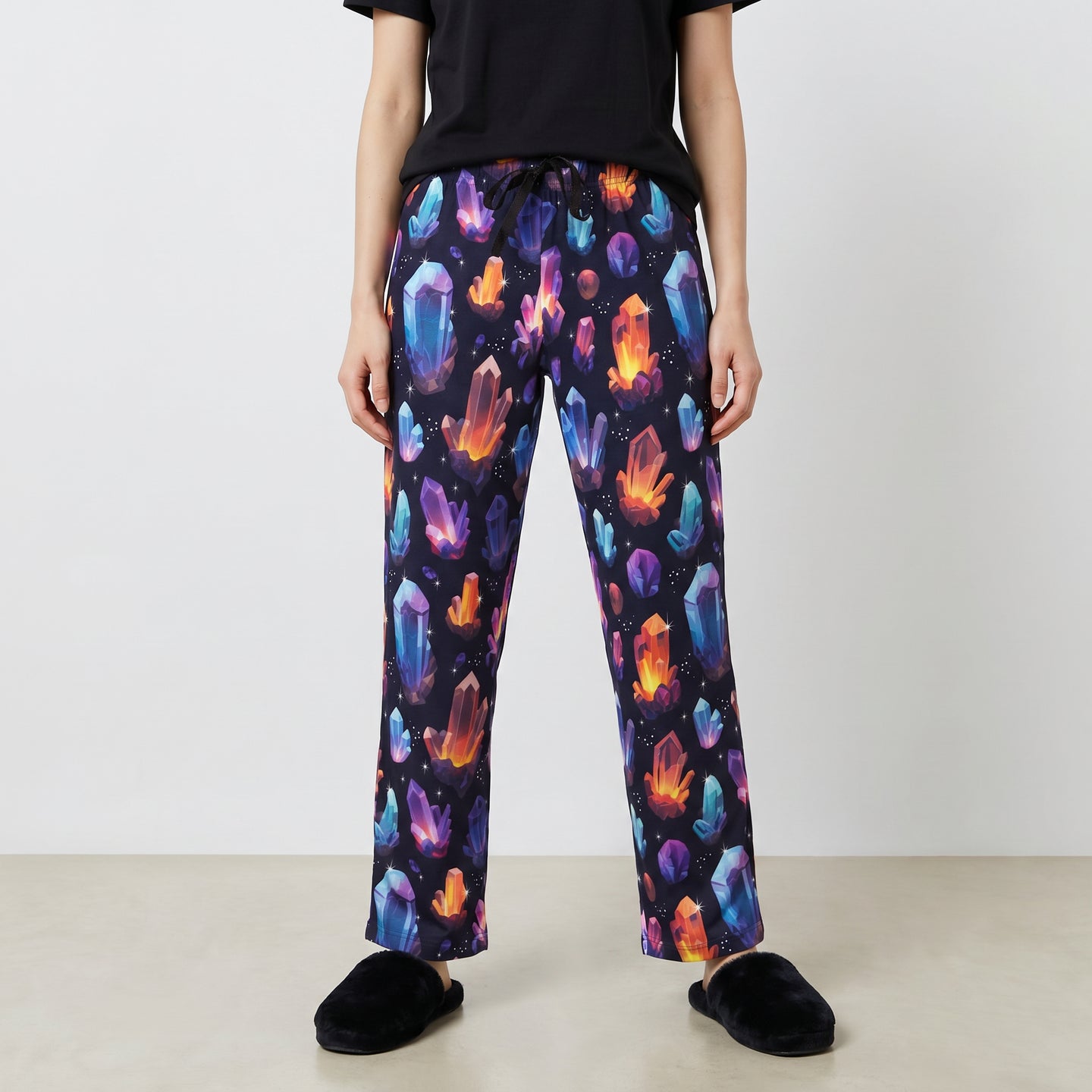 Mystical Crystals Womens Pajama Pants