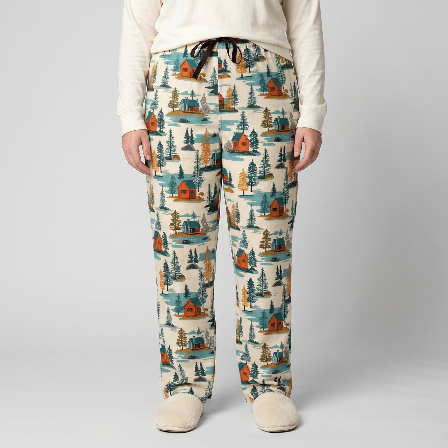 Mid-Mod Lakehouse Womens Pajama Pants