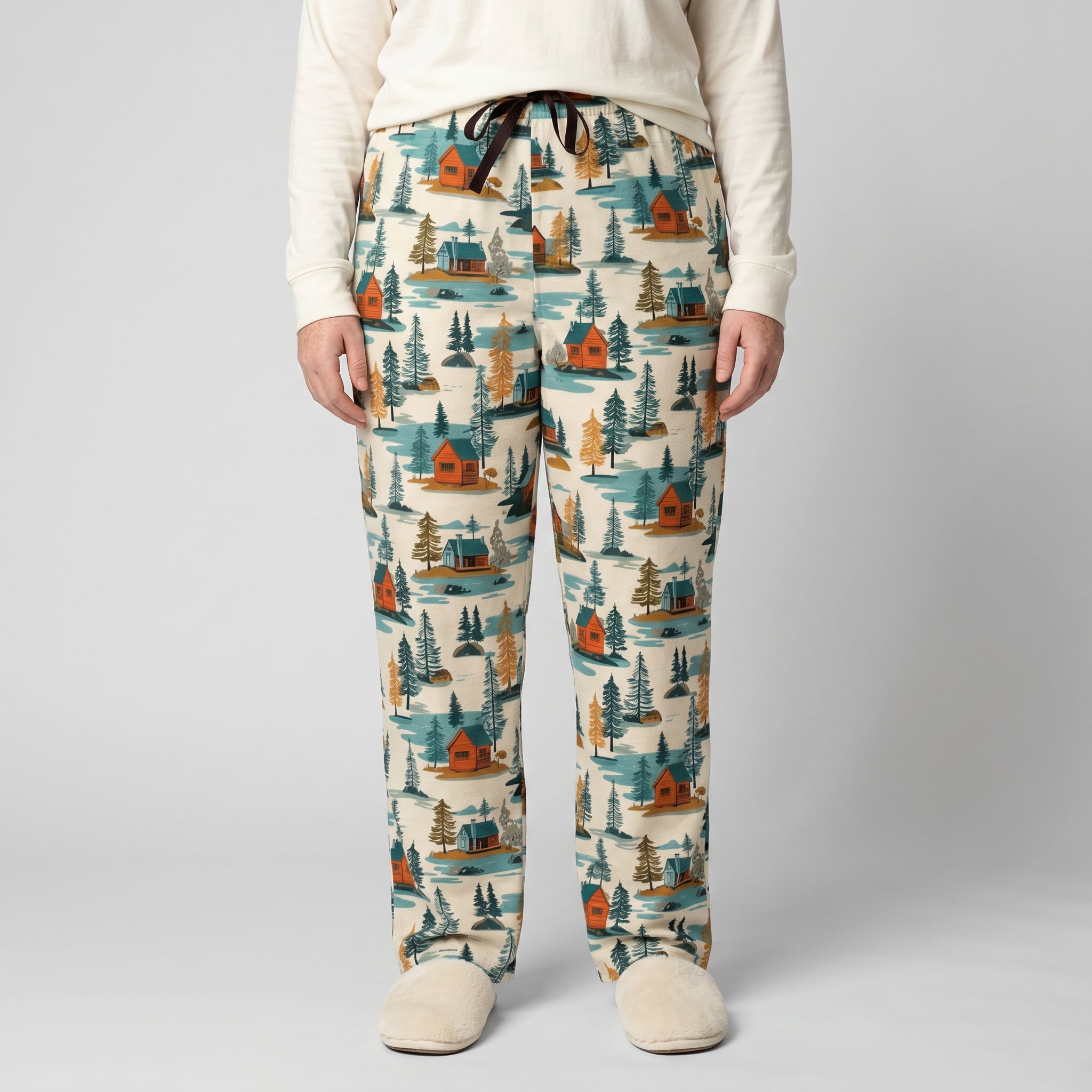Mid-Mod Lakehouse Womens Pajama Pants
