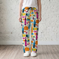 Wine & Cheese Womens Pajama Bottoms