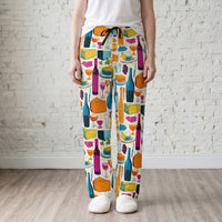 Wine & Cheese Womens Pajama Bottoms