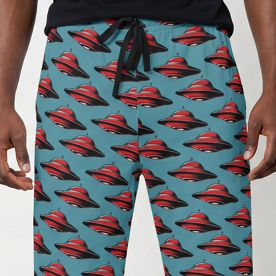 Flying Saucer Mens Pajama Pants