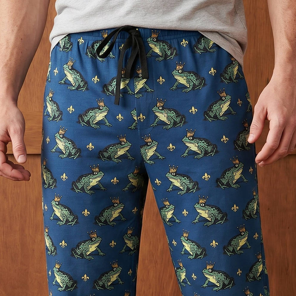 Frog Prince Mens Pajama Pants