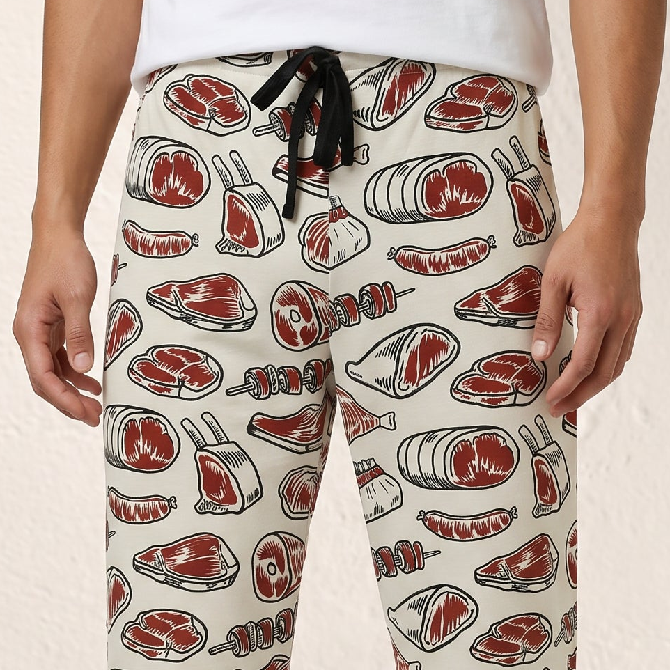 Select Cuts Meat Mens Pajama Pants