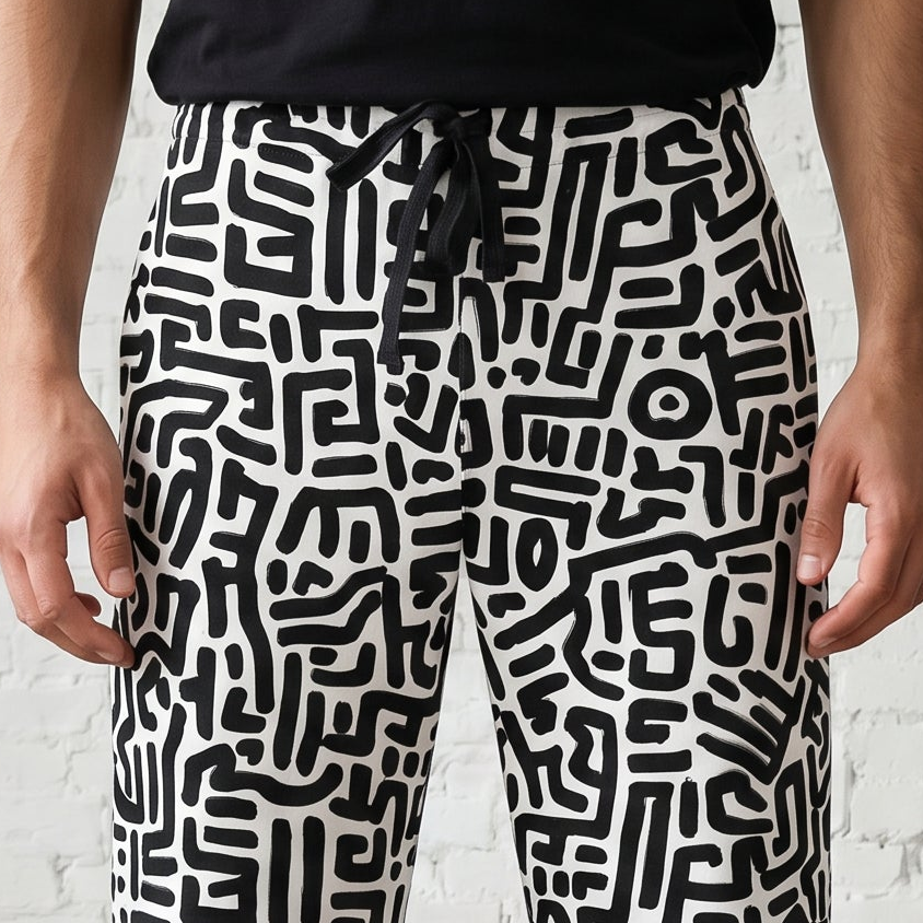 Zigzag Mens Pajama Pants