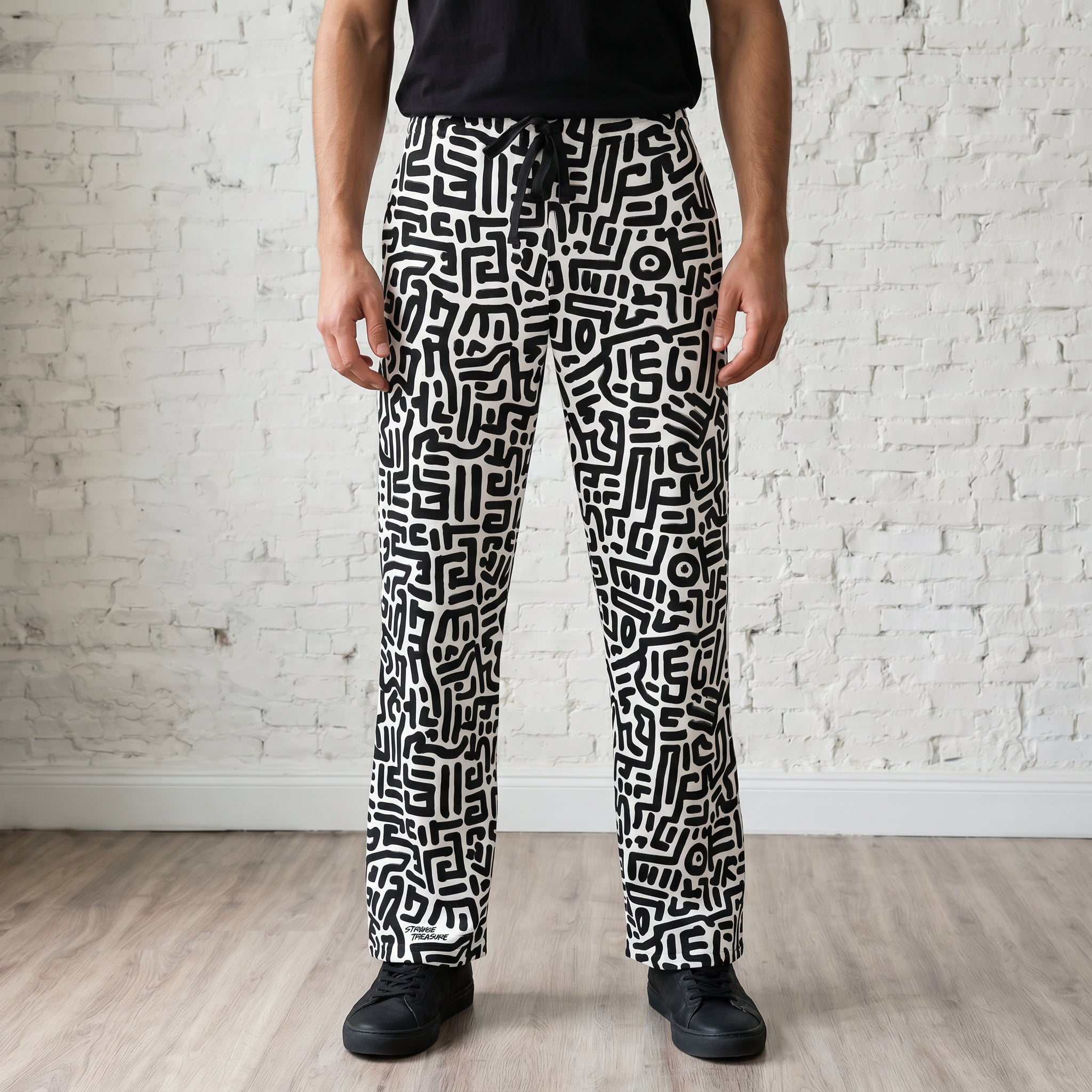 Zigzag Mens Pajama Pants