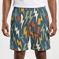 Lightning Bolts Mens Swim Trunks