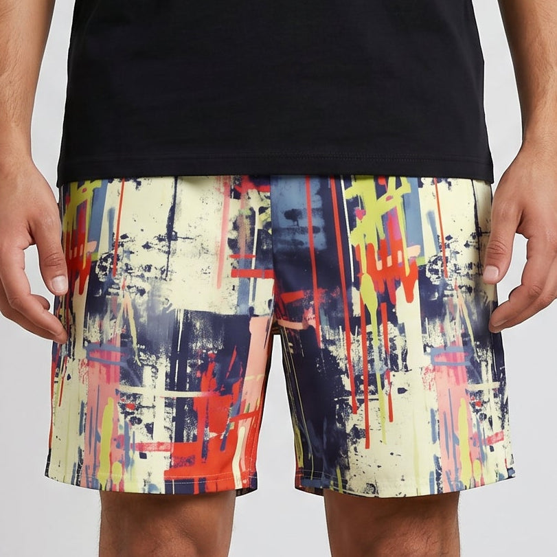 Street Art Mens Swim Trunks