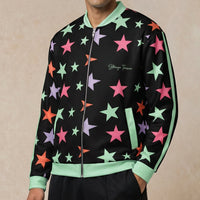 Neon Stars Unisex Bomber Jacket