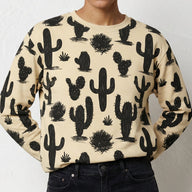 Cacti Silhouettes Unisex Sweatshirt