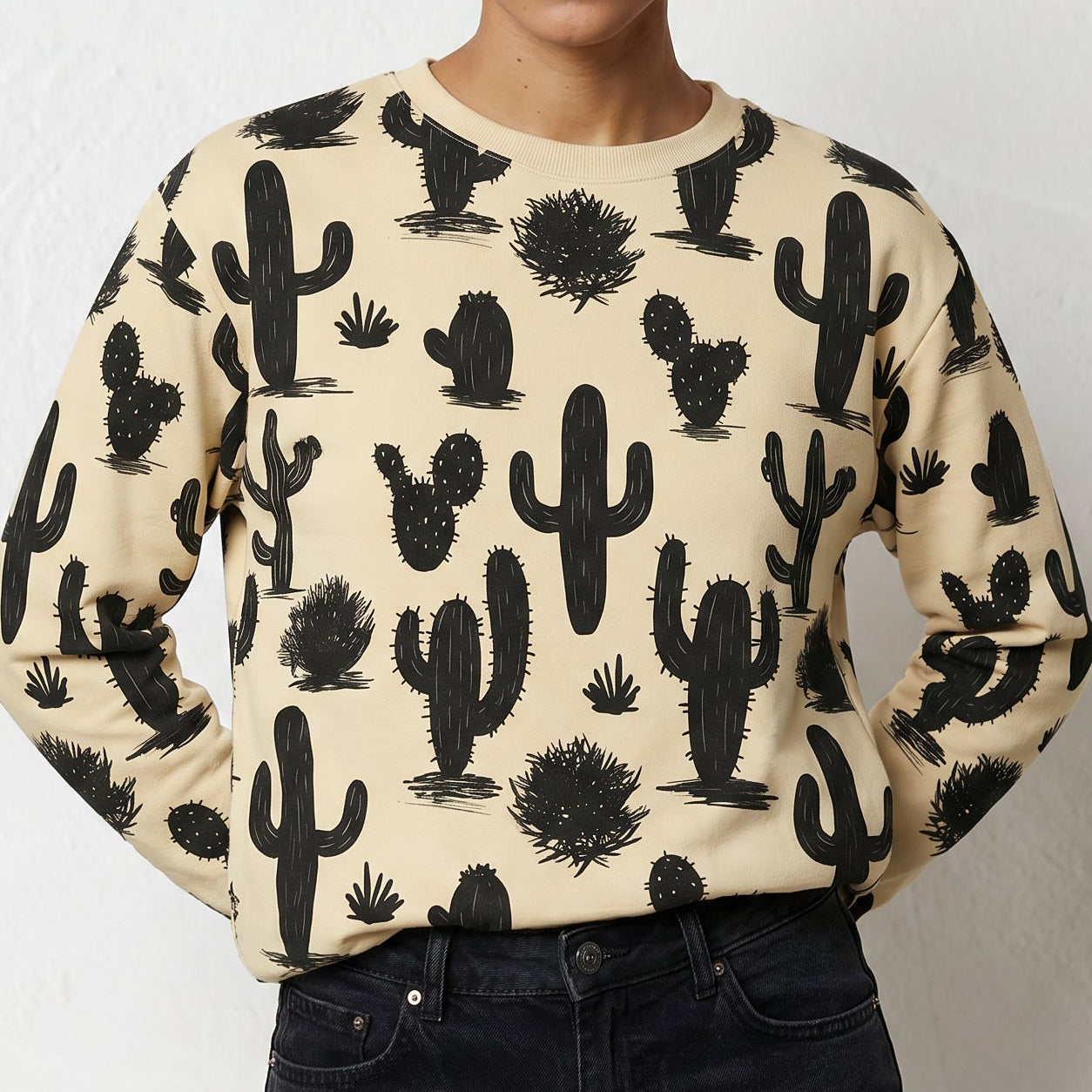Cacti Silhouettes Unisex Sweatshirt