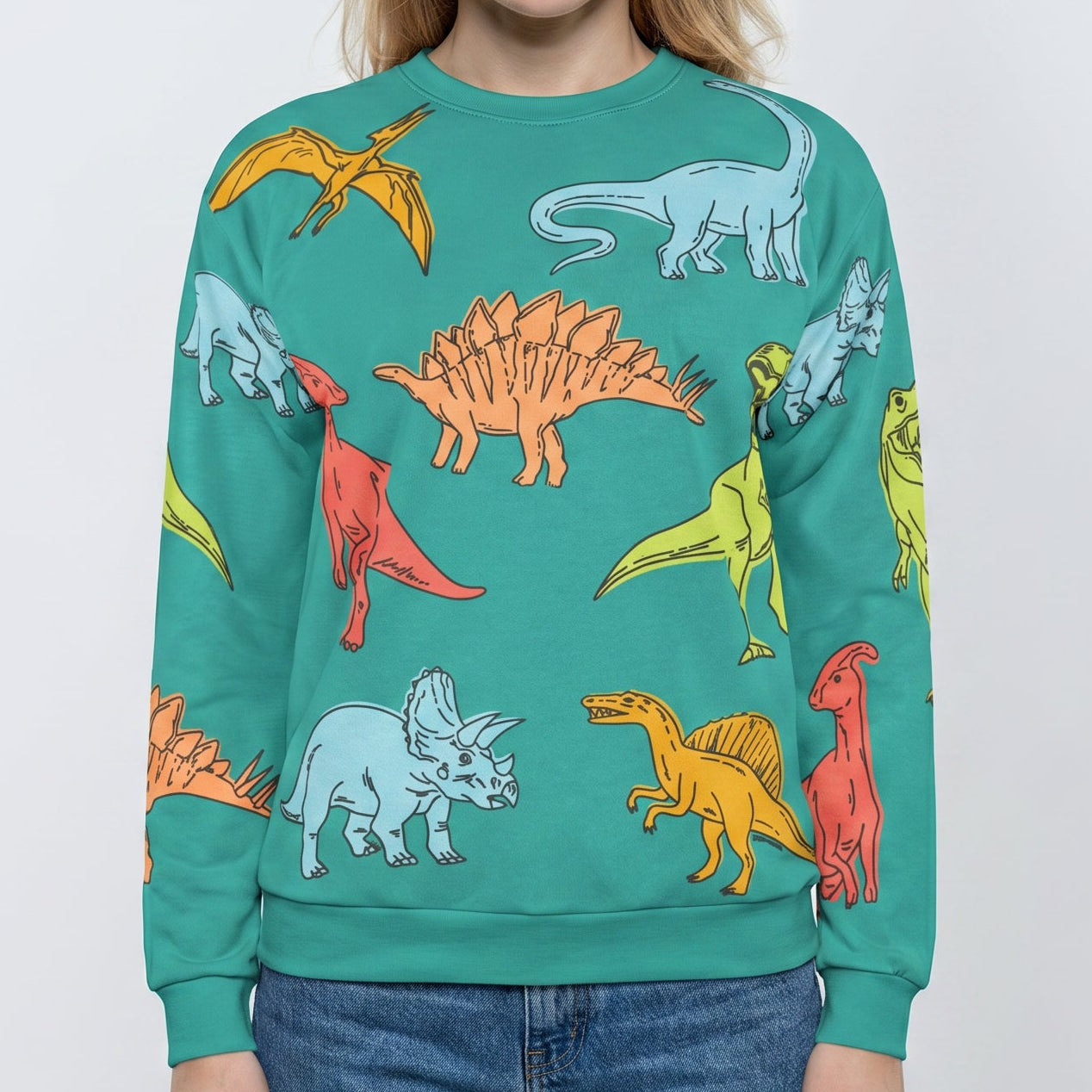 Multi Dinos Unisex Sweatshirt