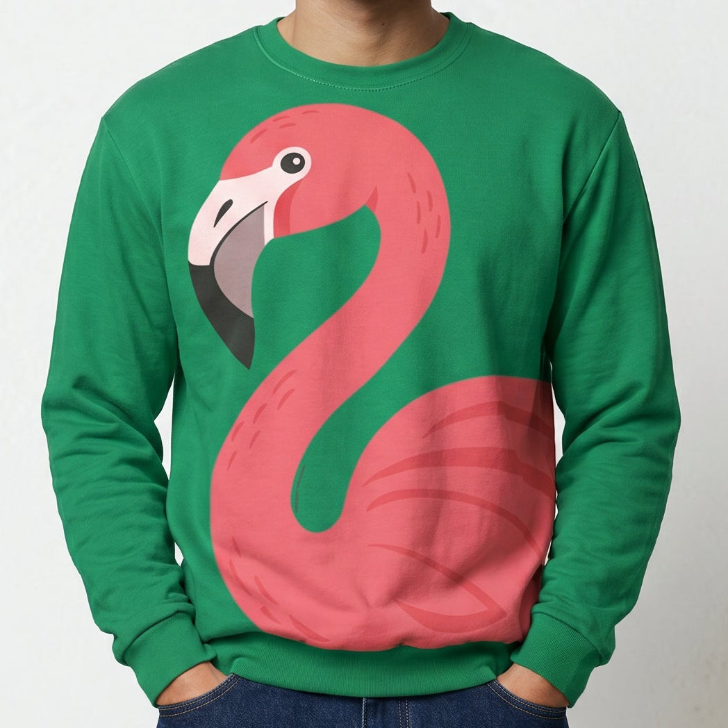 Big Flamingo Unisex Sweatshirt