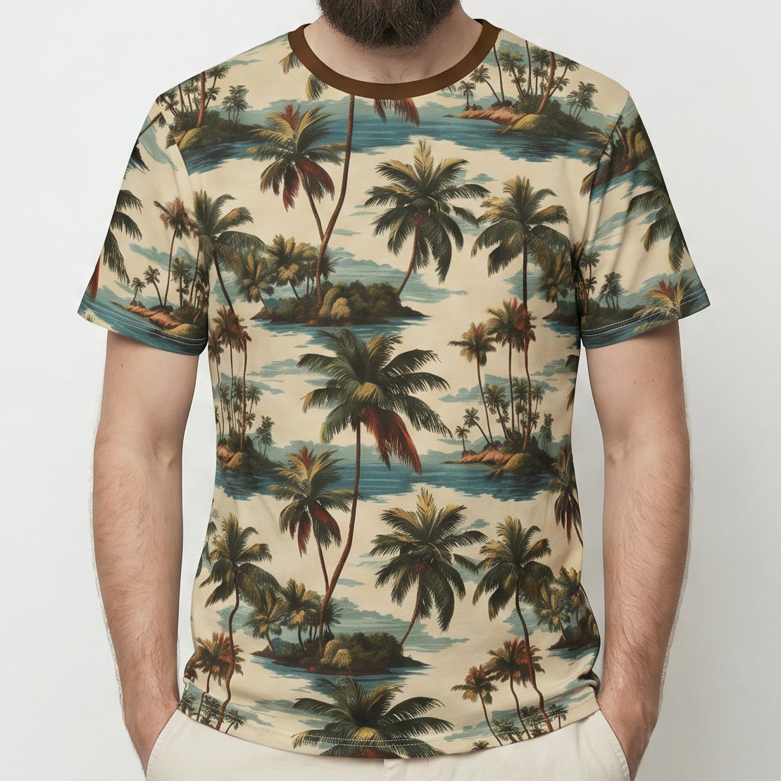 Classic Hawaiian Printed Tee