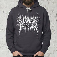 Strange Treasure Black Metal Logo Hoodie